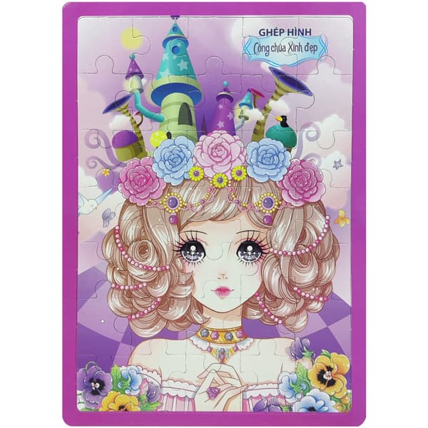 Sách Ghép Hình Công Chúa Xinh Đẹp (Tái Bản) - Linh