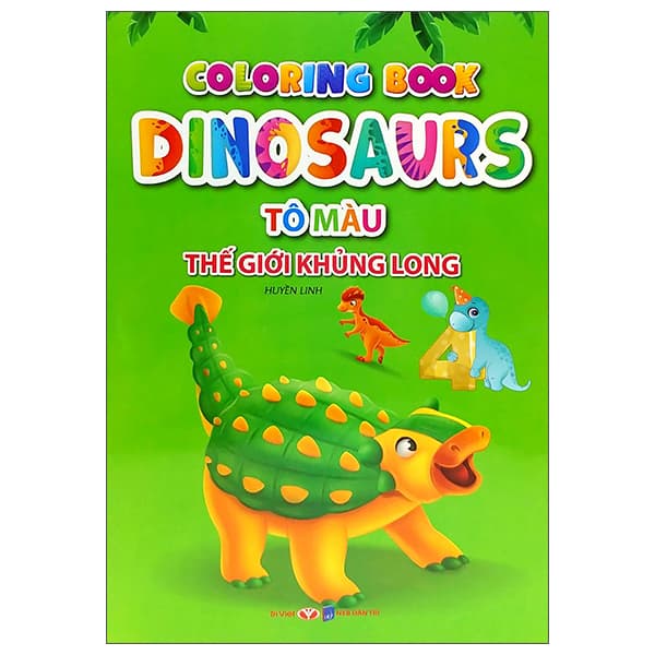 Sách Tô Màu Thế Giới Khủng Long Dinosaurs 4 - Đan Long