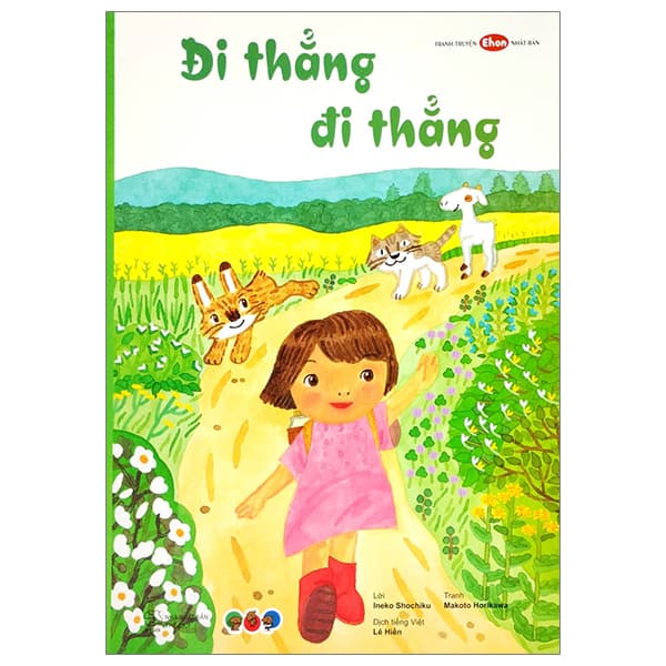 Sách Tranh Truyện Ehon Nhật Bản - Đi Thẳng Đi Thẳng (Tái Bản 2023) - Ineko Shochiku