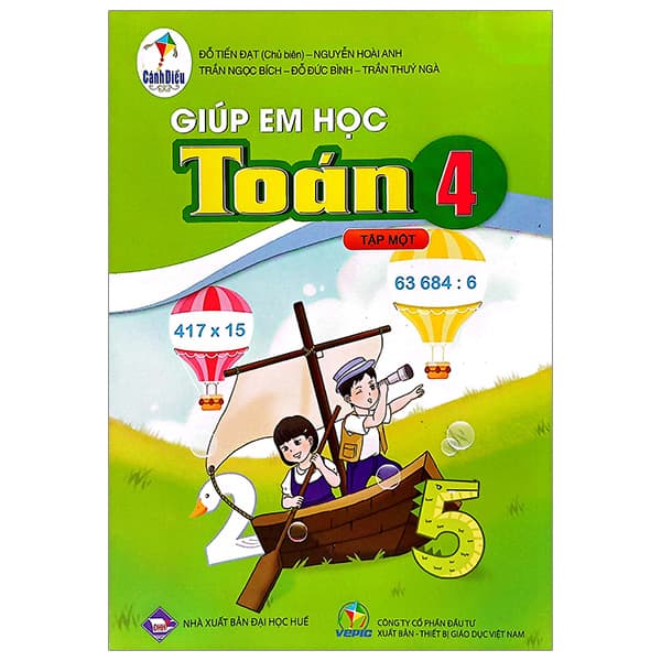 Sách Giúp Em Học Toán 4 - Tập 1 (Cánh Diều) (2023) - Đỗ Tiến Đạt