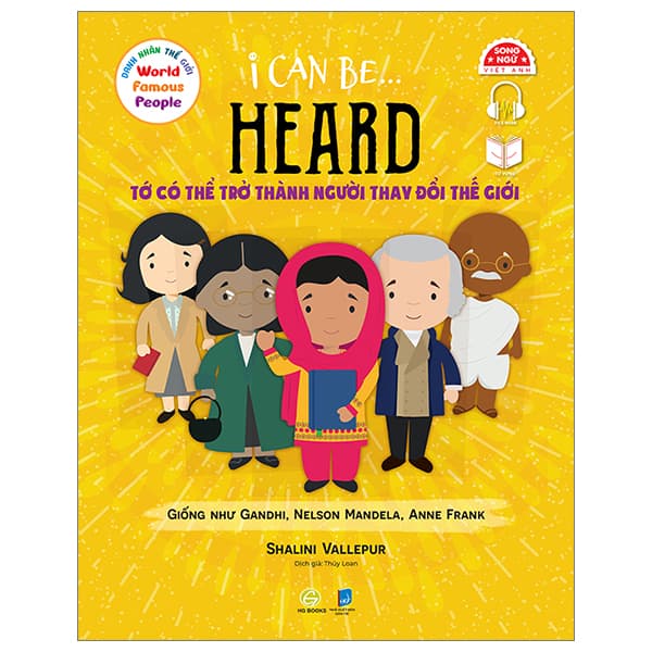 Sách Danh Nhân Thế Giới - World Famous People - I Can Be Heard - Tớ Có Thể T - Shalini Vallepur
