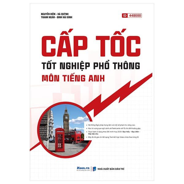 Sách Cấp Tốc Tốt Nghiệp Phổ Thông - Môn Tiếng Anh - Nguyễn Hiền