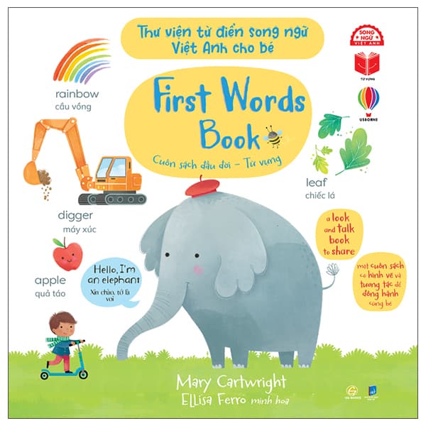 Sách First Words Book - Cuốn Sách Đầu Đời - Từ Vựng - Mayy