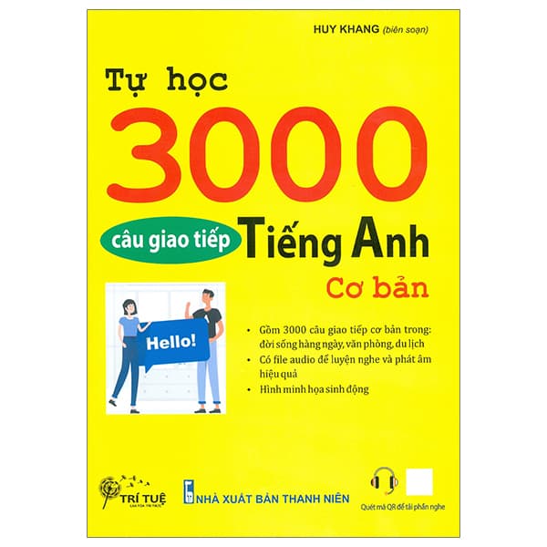 Sách Tự Học 3000 Câu Giao Tiếp Tiếng Anh Cơ Bản - Huy Khang