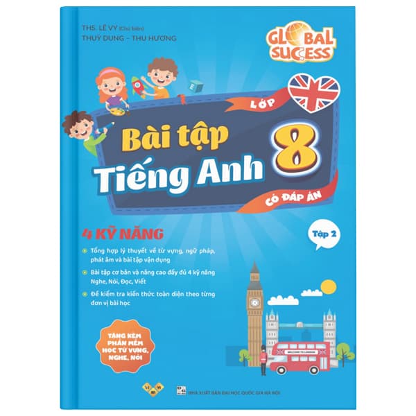 Sách Global Success - Bài Tập Tiếng Anh 8 - Tập 2 (Có Đáp Án) - Thu Hà