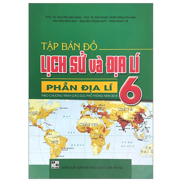 Sách Tập Bản Đồ Lịch Sử Và Địa Lí 6 - Phần Địa Lí (Theo Chương - Nhiều Tác Giả