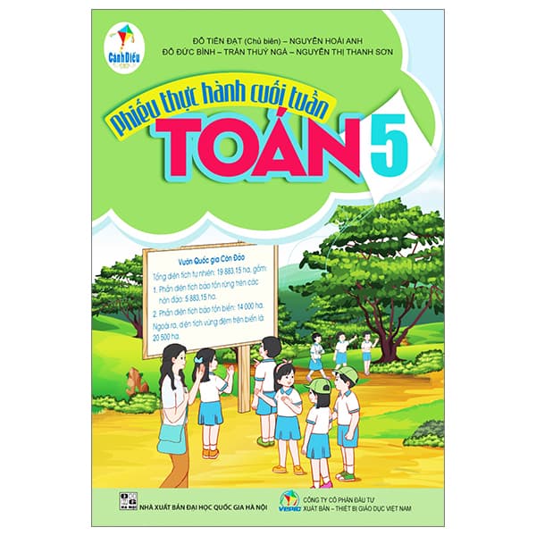 Sách Phiếu Thực Hành Cuối Tuần Toán 5 - Đỗ Tiến Đạt