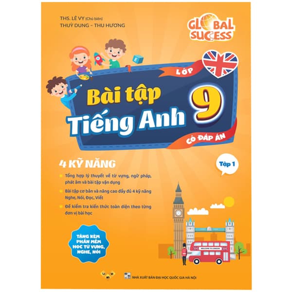 Sách Global Success - Bài Tập Tiếng Anh 9 - Tập 1 (Có Đáp Án) - Lê Vy