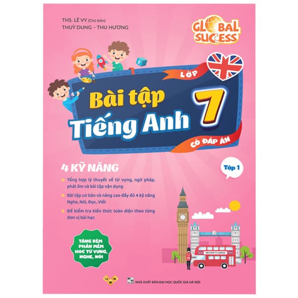 Sách Global Success - Bài Tập Tiếng Anh 7 - Tập 1 (Có Đáp Án) - Lê Vy