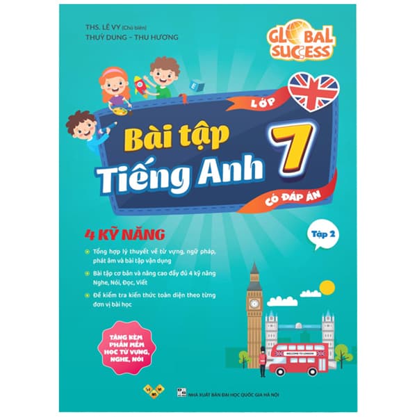 Sách Global Success - Bài Tập Tiếng Anh 7 - Tập 2 (Có Đáp Án) - Lê Vy