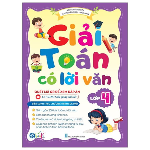 Sách Giải Toán Có Lời Văn Lớp 4 - Nguyễn Văn Quyền