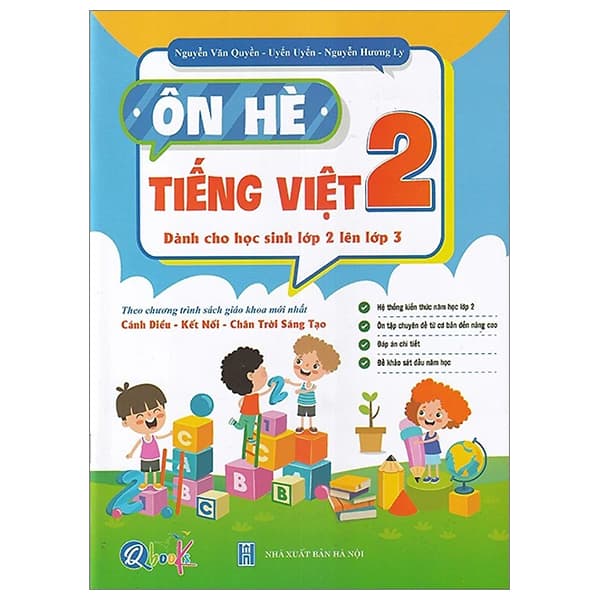 Sách Ôn Hè Tiếng Việt 2 - Dành Cho Học Sinh Lớp 2 Lên Lớp 3 - Nguyễn Văn Quyền