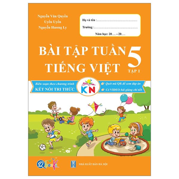 Sách Bài Tập Tuần Tiếng Việt 5 - Tập 1 (Kết Nối) - Nguyễn Văn Quyền