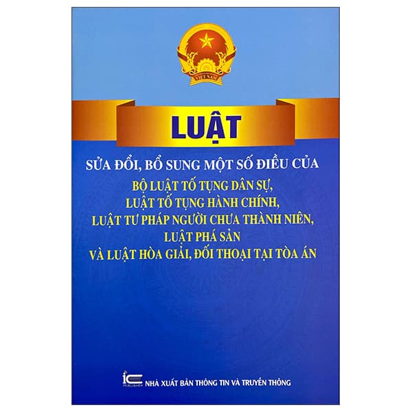 Sách Luật Sửa Đổi, Bổ Sung Một Số Điều Của Bộ Luật Tố Tụng D - Quốc Hội