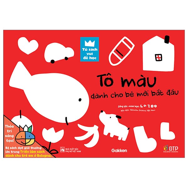 Sách Tủ Sách Vui Để Học - Tô Màu Dành Cho Bé Mới Bắt Đầu - La ZOO