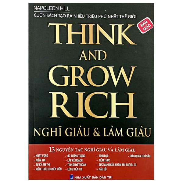 Sách Think And Grow Rich - Nghĩ Giàu Và Làm Giàu (Tái Bản 2023) - Napoleon Hill