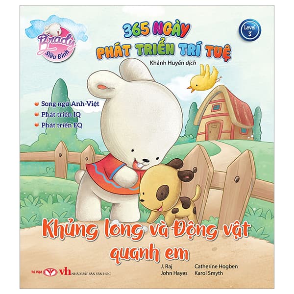 Sách Brady Siêu Đỉnh - 365 Ngày Phát Triển Trí Tuệ - Level 3 - Khủng Long - J.Rai
