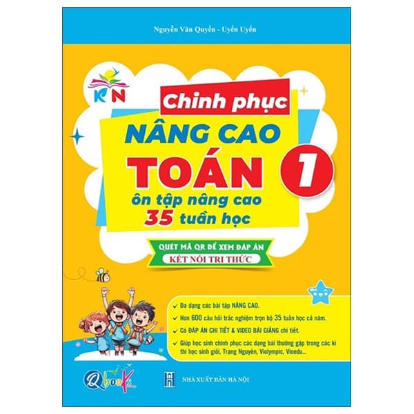 Sách Chinh Phục Nâng Cao Toán 1 - Ôn Tập Nâng Cao 35 Tuần Học (Kết Nối - Chì