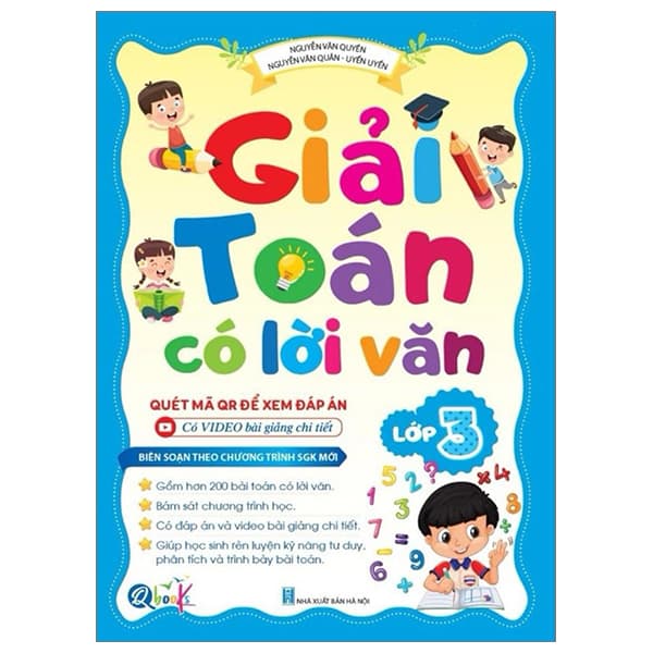 Sách Giải Toán Có Lời Văn Lớp 3 - Nguyễn Văn Quyền
