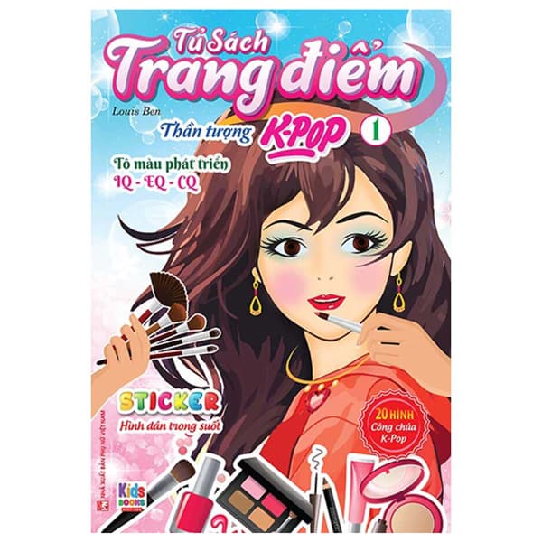 Sách Tủ Sách Trang Điểm - Thần Tượng K-Pop - Tập 1 - Sticker Hình Dán T - Louis Ben