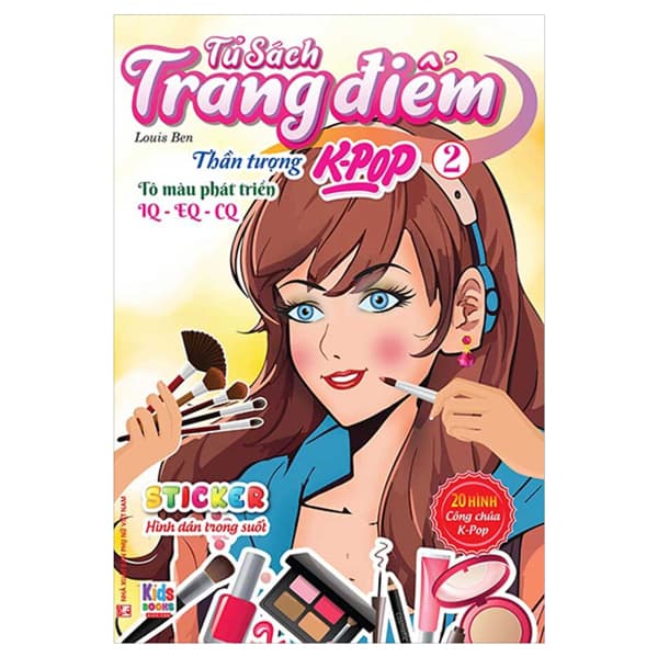 Sách Tủ Sách Trang Điểm - Thần Tượng K-Pop - Tập 2 - Sticker Hình Dán T - Louis Ben