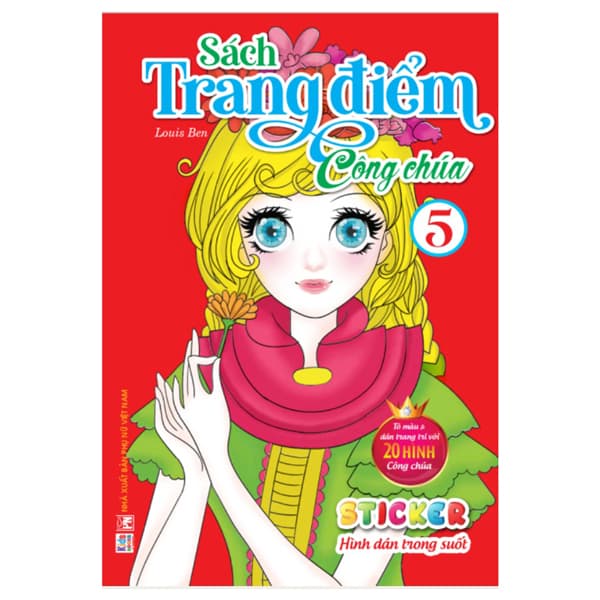 Sách Sách Trang Điểm Công Chúa Tập 5 - Sticker Hình Dán Trong Suốt - Louis Ben