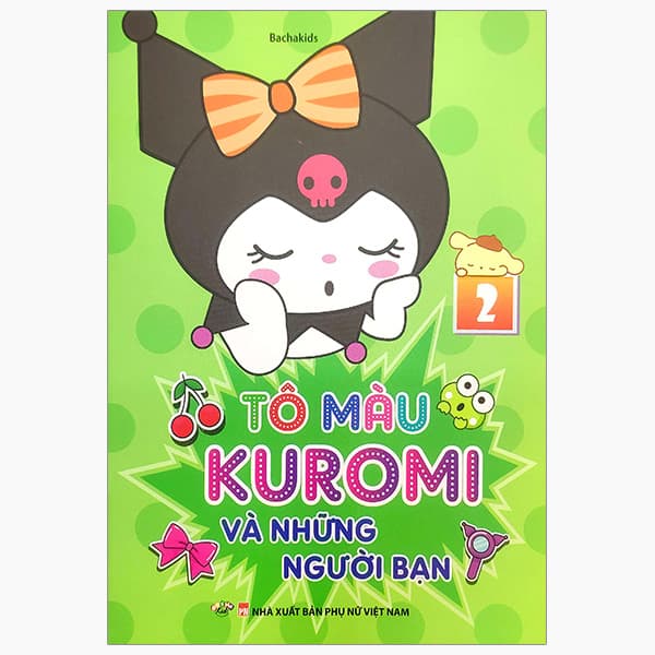 Sách Tô Màu Kuromi Và Những Người Bạn 2 - Bachakids