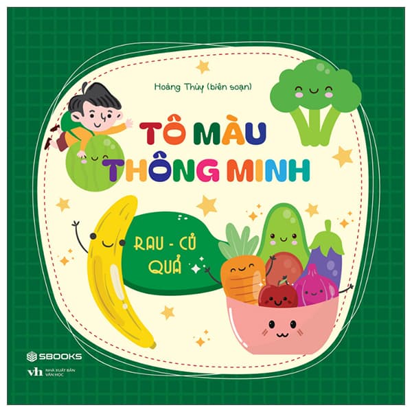 Sách Tô Màu Thông Minh - Rau-Củ-Quả