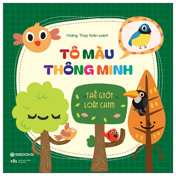 Sách Tô Màu Thông Minh - Thế Giới Loài Chim - Hoàng Thuỳ