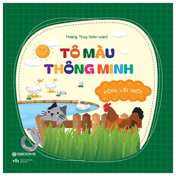 Sách Tô Màu Thông Minh - Động Vật Nuôi - Hoàng Thuỳ