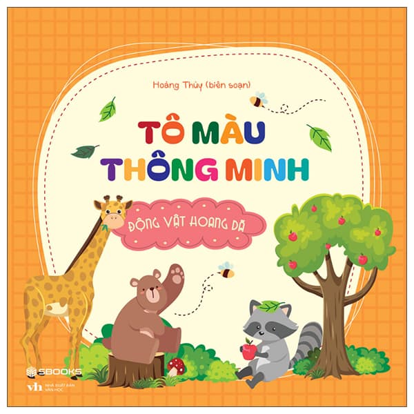 Sách Tô Màu Thông Minh - Động Vật Hoang Dã - Hoàng Thuỳ