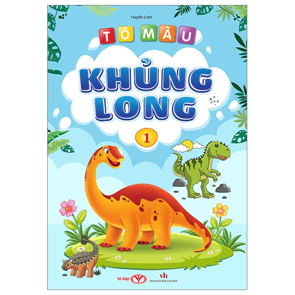 Sách Tô Màu Khủng Long - Tập 1 - Huyền Linh