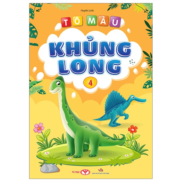 Sách Tô Màu Khủng Long - Tập 4 - Linh