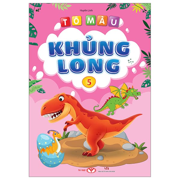 Sách Tô Màu Khủng Long - Tập 5 - Linh