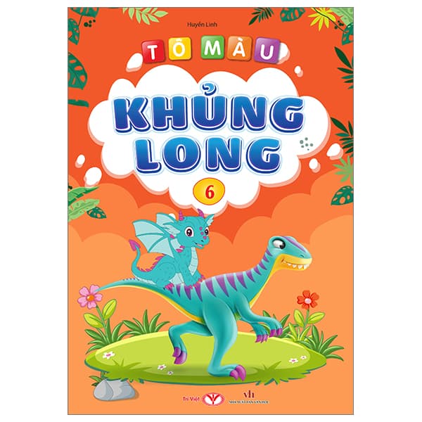 Sách Tô Màu Khủng Long - Tập 6 - Linh