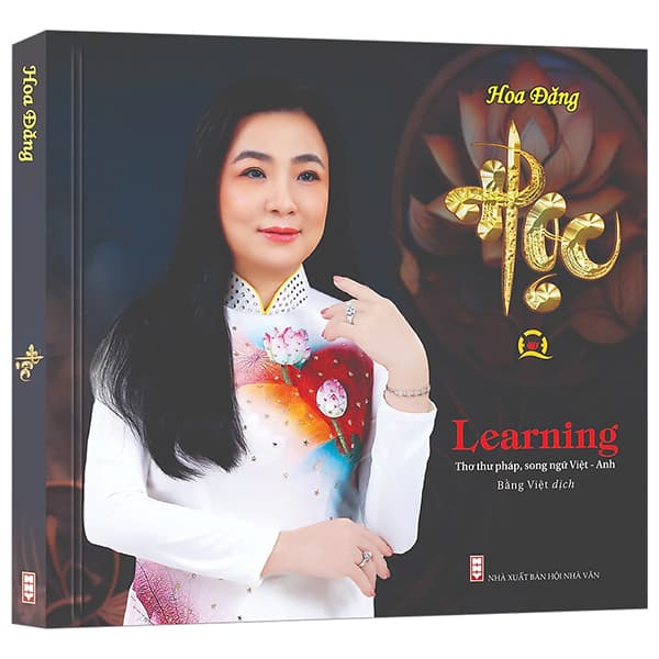Sách Học - Learning - Thơ Thư Pháp - Song Ngữ Việt-Anh - Bìa Cứng - Léa