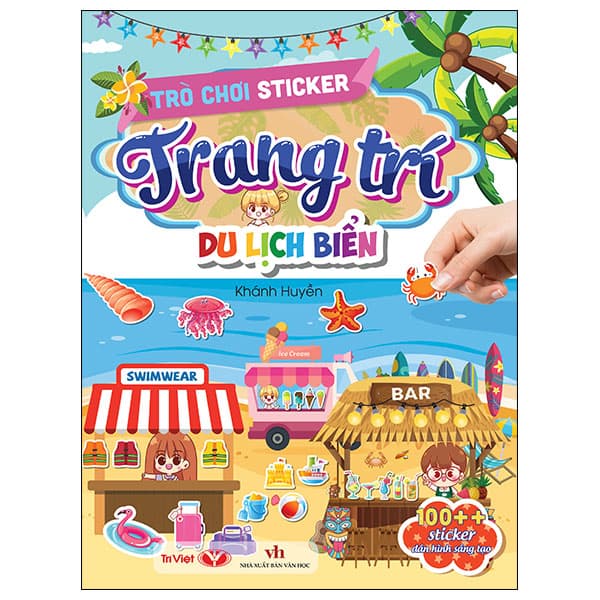 Sách Trò Chơi Sticker Trang Trí - Du Lịch Biển - Khánh Huyền