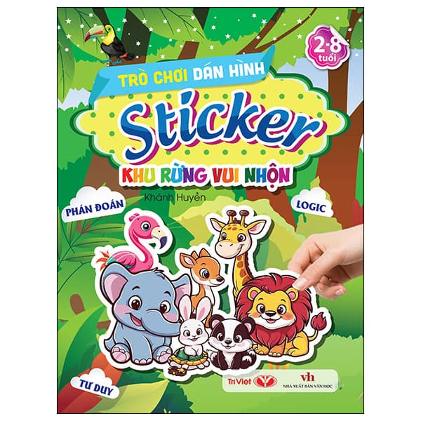 Sách Trò Chơi Dán Hình Sticker - Khu Rừng Vui Nhộn - Khánh Huyền