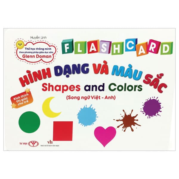 Sách Flashcard Hình Dạng Và Màu Sắc - Shapes And Colors - Linh