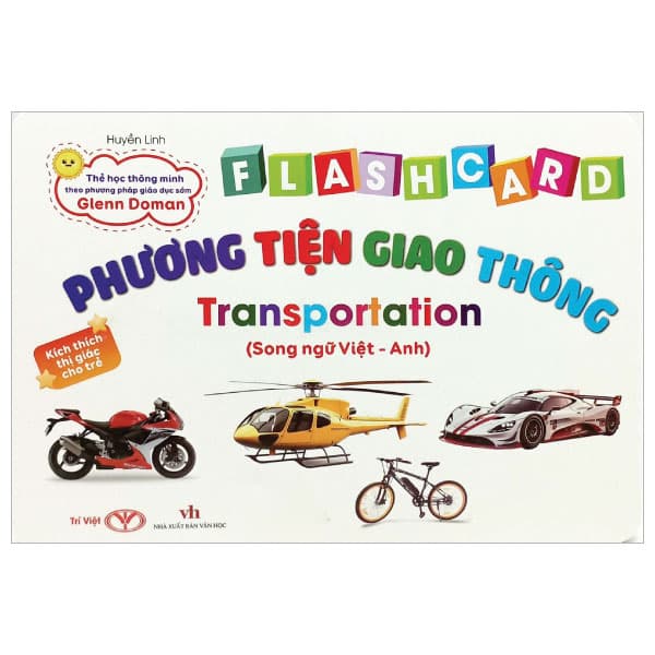 Sách Flashcard Phương Tiện Giao Thông - Transportation - Huyền Linh