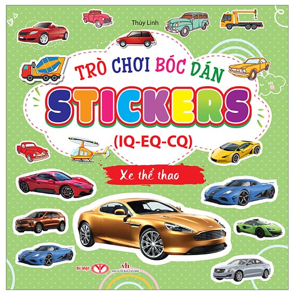 Sách Trò Chơi Bóc Dán Sticker IQ-EQ-CQ - Xe Thể Thao - Linh