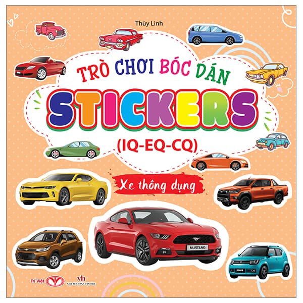 Sách Trò Chơi Bóc Dán Sticker IQ-EQ-CQ - Xe Thông Dụng - Linh