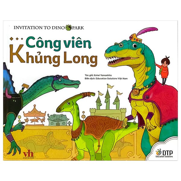 Sách Công Viên Khủng Long - Invitation To Dino Park - Bìa Cứng - Long