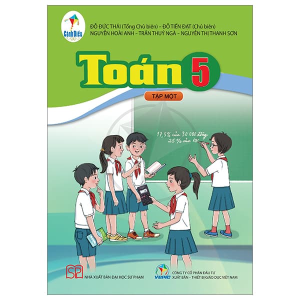Sách Toán 5 - Tập 1 (Cánh Diều) (Chuẩn) - Nhiều Tác Giả