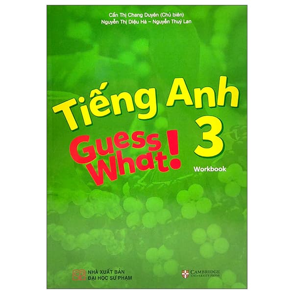 Sách Tiếng Anh 3 Guess What! - Workbook - Cẩm Thị Chang Duyên