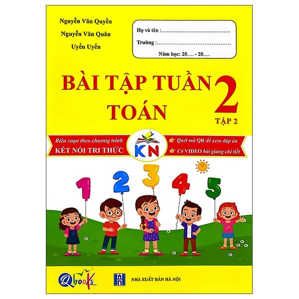 Sách Bài Tập Tuần Toán 2 - Tập 2 - Nguyễn Văn Quyền