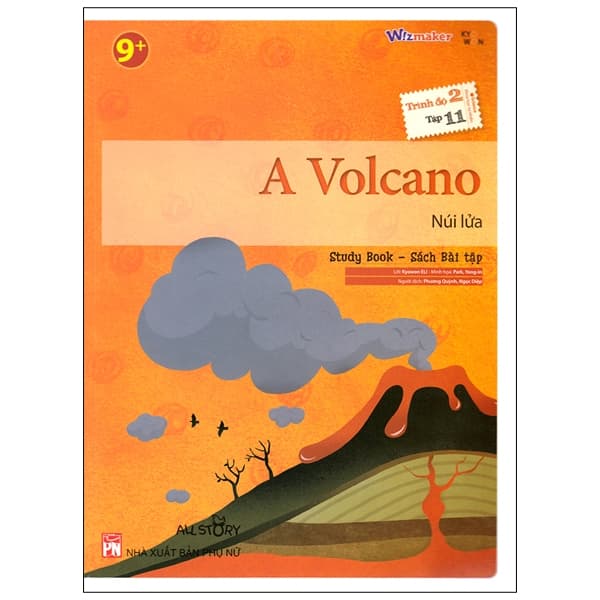 Sách All Story - A Volcano - Núi Lửa - Trình Độ 2 (Tập 11)
