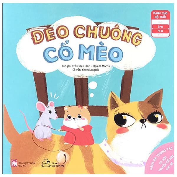 Sách Sách Đa Tương Tác - Có Một Truyện Cổ Mới Cho Bé: Đeo Chuông Cổ - Diệu Linh