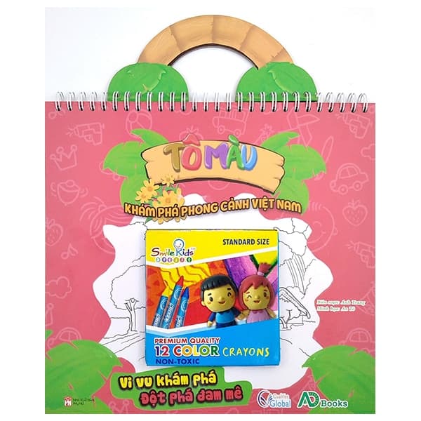 Sách Tô Màu - Khám Phá Phong Cảnh Việt Nam - Anh Trang