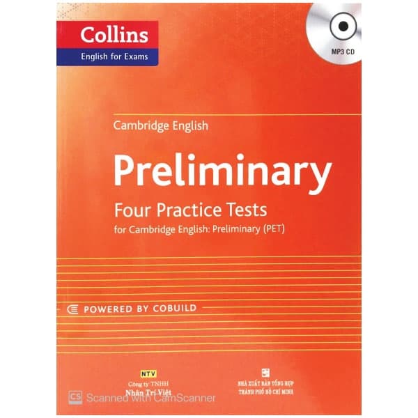 Sách Cambridge English Preliminary Four Practice Tests (+CD) - Collins Dictionaries